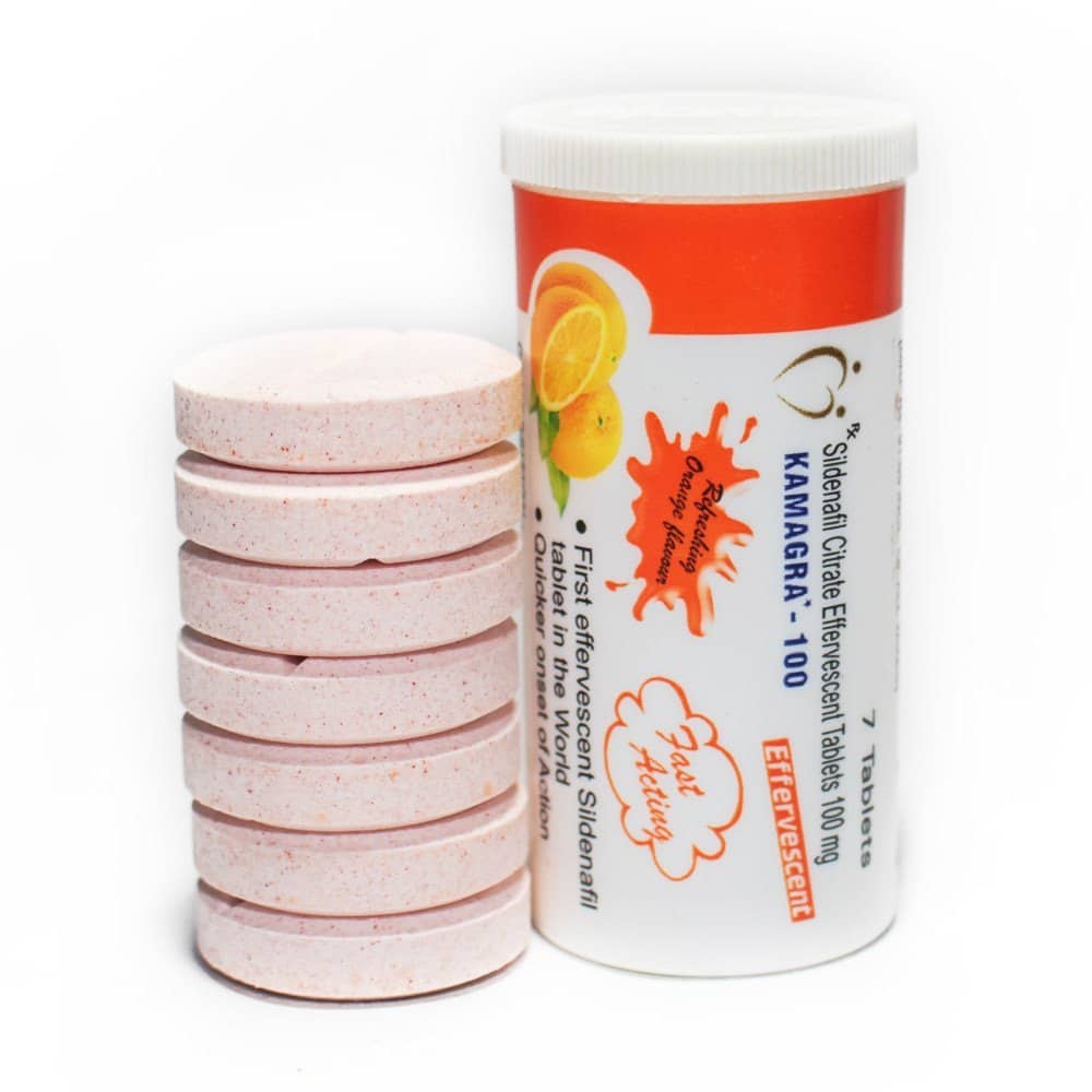 Kamagra Effervescent Tablets original product photograph